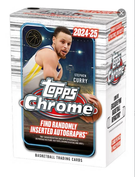 2024-25 Topps Chrome Basketball NBA Value Box