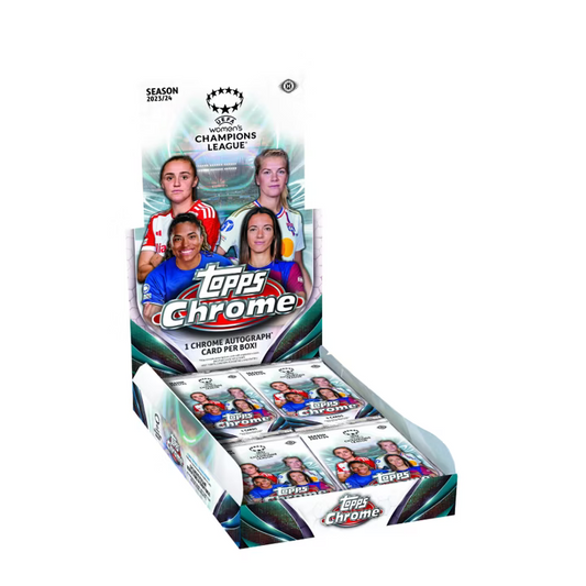 2023-24 Topps Chrome Womens Champions League Hobby Box
