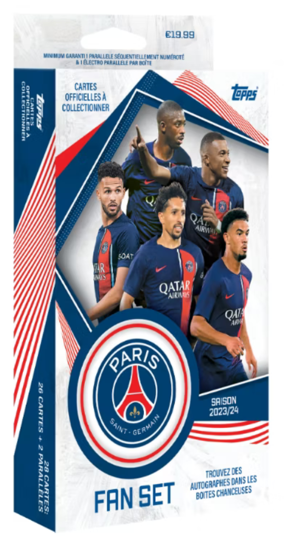 2023-24 Topps Paris Saint Germain Fan Set