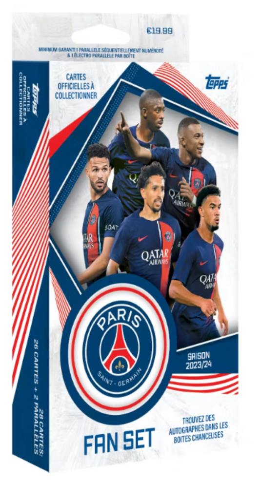 2023-24 Topps Paris Saint Germain Fan Set