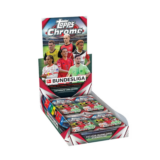2024-25 Topps Chrome Bundesliga Soccer Hobby Box
